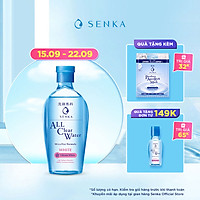 Nước tẩy trang SENKA A.L.L. CLEAR WATER Micellar Formula White 230ml