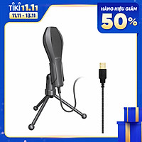 Mic Thu Âm Dây Nối USB Kèm Giá Đỗ Mini Ammoon