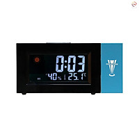 Đồng Hồ Báo Thức Điện Tử Màn Hình Led Nhiều Màu Dự Báo Thời Tiết / Nhiệt Độ / Độ Ẩm