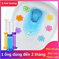 Gel thơm KHỬ TRÙNG, KHỬ MÙI, DIỆT KHUẨN toilet tiện dụng thông minh với 5 loại hương thơm dễ chịu cho nhà vệ sinh