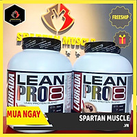 Combo Thực phẩm chức năng Lean Pro 8 (45 lần dùng), Nguồn protein cao cấp trải dài nuôi dưỡng cơ bắp liên tục - Kèm bình lắc 600ml (Màu ngẫu nhiên)