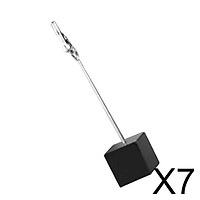 7xCube Wire Memo Holder Paper Note Clip - Black
