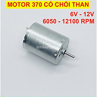 Motor 370 mã RF-370CH-20155 chổi than 6V - 12V Tốc độ 6050 - 12100 RPM - LK0379