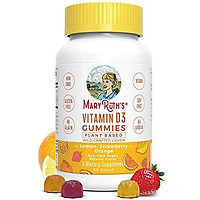 Vegan Vitamin D3 Gummy (Plant-Based) by MaryRuth's - Made from Lichen! Non-GMO, Paleo Friendly, Vegan, Gluten Free, for Men, Women & Children! 1000 IUs Vitamin D3 (60 Count 1-2 Month Supply)