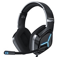 ONIKUMA X9 Wired Headphones Gaming Headset Over-ear Game Headphone Noise Cancelling Earphones with Mic LED Lights for