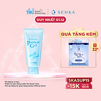 Gel rửa mặt dịu nhẹ Senka Perfect Gel Gentle Wash