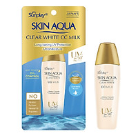 Sữa Chống Nắng Dưỡng Da Và Trang Điểm Nhẹ Sunplay Skin Aqua Clear White CC Milk SPF50+, PA++++ (25g)