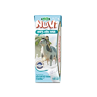 NuVi 100% Sữa Tươi – Sữa Tươi Tiệt Trùng Ít Đường hộp 180ml NSID180TI NUTIFOOD