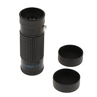 Mini 8x21 Extra Short Focus Optics Telescope Monocular Typoscope Black