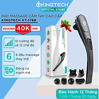 Máy Massage Cầm Tay Đa Năng Cao Cấp KINGTECH - Mát Xa Chuyên Sâu Cho Cổ, Vai Gáy, Bụng, Lưng, Cánh Tay, Chân - Giảm Đau Mỏi Toàn Thân Cho Dân Văn Phòng, Gymer, Người Già, Người Lao Động Nặng - Món Quà Tuyệt Vời Cho Ông Bà, Bố Mẹ - Hàng Chính Hãng