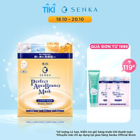Mặt nạ cấp ẩm và đàn hồi Senka Perfect Aqua Bouncy Mask Bouncy Moist 23g