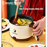 Nồi Lẩu Điện Lishidai Mini LZH-18 - Ca Nấu Mì,Chiên,Sào Đa Năng - Dung Tích 1.8L -Lòng Nồi Chống Dính - Có Video