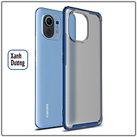 Ốp lưng cho Xiaomi Mi 11 nhám viền màu