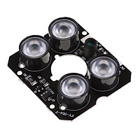 4 ĐÈN HỒNG NGOẠI IR LED Chiếu Điểm 850nm Hồng Ngoại Ban cho Camera quan sát