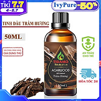 Tinh Dầu Xông Phòng TRẦM HƯƠNG TIDAMO 50ML - Tinh Dầu Trầm Hương Cao Cấp Từ Thiên Nhiên Giúp Bảo Vệ Sức Khỏe, Thư Giãn Và Tĩnh Lặng Tinh Thần - Kiểm Nghiệm Chất Lượng Tại Trung Tâm Quatest 3