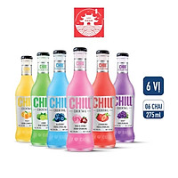 Set 6 Chai Nước Trái Cây Lên Men Chill - Cocktail Mix Pack
