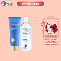 Combo sạch sâu ẩm mượt Bio-essence (Nước tẩy trang Bio-Water Micellar Water 100ml + Sữa rửa mặt dưỡng da (da dầu & hỗn hợp) Bio-Renew Foamy Cleanser 100g)