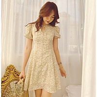 Đầm hoa nude Nuan Dress Gem Clothing SP060346