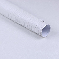 Giấy dán tường trắng nhám có keo sẵn khổ rộng 45cm, giấy decal dán tường màu trắng trơn