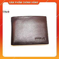 Ví nam HT.NEO da bò thật 100% có khóa ngăn trong cùng, ngăn phụ cực to để giáy tờ lớn thoải mái. VN35-NG-