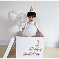 COMBO Set bóng cao su sinh nhật happy birthday to you .
