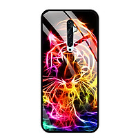Ốp Lưng Kính Cường Lực Cho Điện Thoại Oppo Reno 2F - 03093 0262 TIGER02 - Hàng Chính Hãng