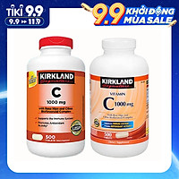 Viên Uống Bổ Sung Vitamin C Kirkland Signature Vitamin C 1000mg 500 Viên Tăng Sức Đề Kháng, Miễn Dịch, Giúp Da Trắng Sáng, Chống Lão Hóa Tươi Sáng, Ngăn Ngừa Ung Thư, Hỗ Trợ Hấp Thụ Sắt Giúp Xương Chắc Khỏe