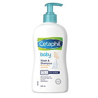 Sữa Tắm Gội Dịu Nhẹ Cho Bé Cetaphil Baby Wash & Shampoo with Organic Calendula 400ml