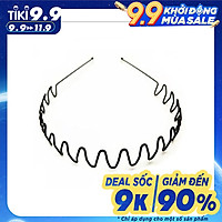 Bờm cài tóc nam - nữ màu đen chữ V khum bằng sắt siêu bền BN51