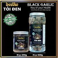 Black garlic tỏi đen bestke lên mem tự nhiên theo công nghệ Nhật Bản, combo 2 Hộp 250g và 500g