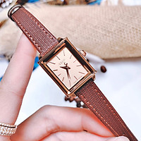 Đồng hồ nữ dây da Julius Ja-787 Nâu