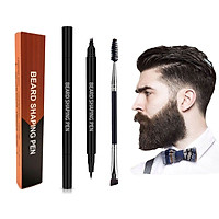 Bút vẽ râu cho nam giới thiết kế 2 đầu,sản phẩm Không thấm nước và chống mồ hôi