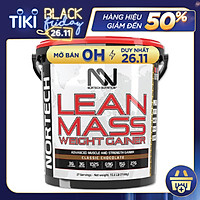 NorTech Lean Mass Gainer, Sữa Tăng Cân, Tăng Cơ Nạc Hiệu Quả, Bổ Sung 69G Protein, 27G EAA, 15G BCAA, 3G Creatine, 3G L-Glutamine, Thùng 7KG, 27 Lần Dùng