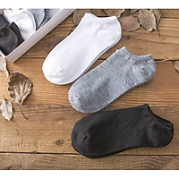 Vớ Tất Nam Nữ Nhật Cotton 100% Ba Màu Cơ Bản Cực Mỏng Hiruma TN01