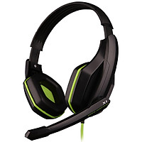 OVANN X1 Gaming Headset with Mic, Black/ Orange