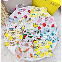 Bộ cotton giấy, bé trai bé gái từ 3-14kg.