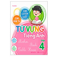 Con Luyện Viết - Con Nhớ Từ - Từ Vựng Tiếng Anh Lớp 4