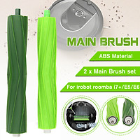 2PCS Main Roller Brush Replace For iRobot Roomba i7+ E5 E6 Vacuum Cleaner Parts