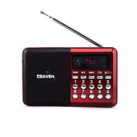 Loa đài FM Craven CR26 + cốc sạc - Hàng Chính Hãng