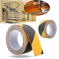 Black / Grey / White / Black and yellow -- 10CM * 1M Roll Safety Non Skid Tape Anti Slip Tape Sticker Grip