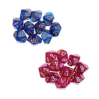 20 Chiếc Xúc Xắc D10 Đa Diện Xúc Xắc Dành Cho Hầm Ngục Và Con Rồng Trò Chơi Casino Cung Cấp