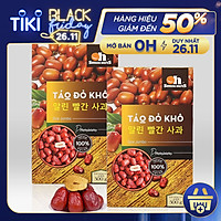 Combo 2 Hộp Táo Đỏ Khô Cao Cấp Smile Nuts (500g/hộp)