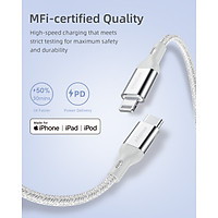 Cable sạc PowerFlex C to Light ning INNOSTYLE dành cho iPhone/iPad, Nhiều Màu - Hàng chính hãng
