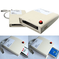 USB 2.0 to 68 pin ATA PCMCIA Flash Disk Memory Card Reader Adapter Converter NEW