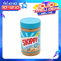 Bơ Đậu Phộng Mịn Skippy 462g (Mỹ)
