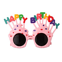 Mini Birthday Party Glasses Decoration Cute Eyeglasses Frame Portable for Kids Children A-dult Holiday Festival Favors