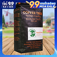 Cà phê hạt Robusta nguyên chất 100% 1kg - Coffee Tree thơm ngon, đậm đà