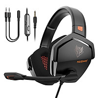 NUBWO N16 Over Ear Gaming Headset Noise Cancelling Headphones with Microphone 3.5mm Wired Gaming Earphone for PS4 PC
