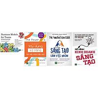 Sách - Combo 4 Cuốn: Xây dựng kỹ năng làm việc nhóm hiệu quả+ Kỹ năng sáng tạo trong làm việc nhóm+ Mô Hình Kinh Doanh Nhóm+ Mô Hình Kinh Doanh Sáng Tạo ( Kèm sổ tay )