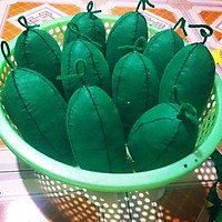 Combo 10 quả dưa hấu- đồ chơi bằng nỉ- đồ dùng mầm non